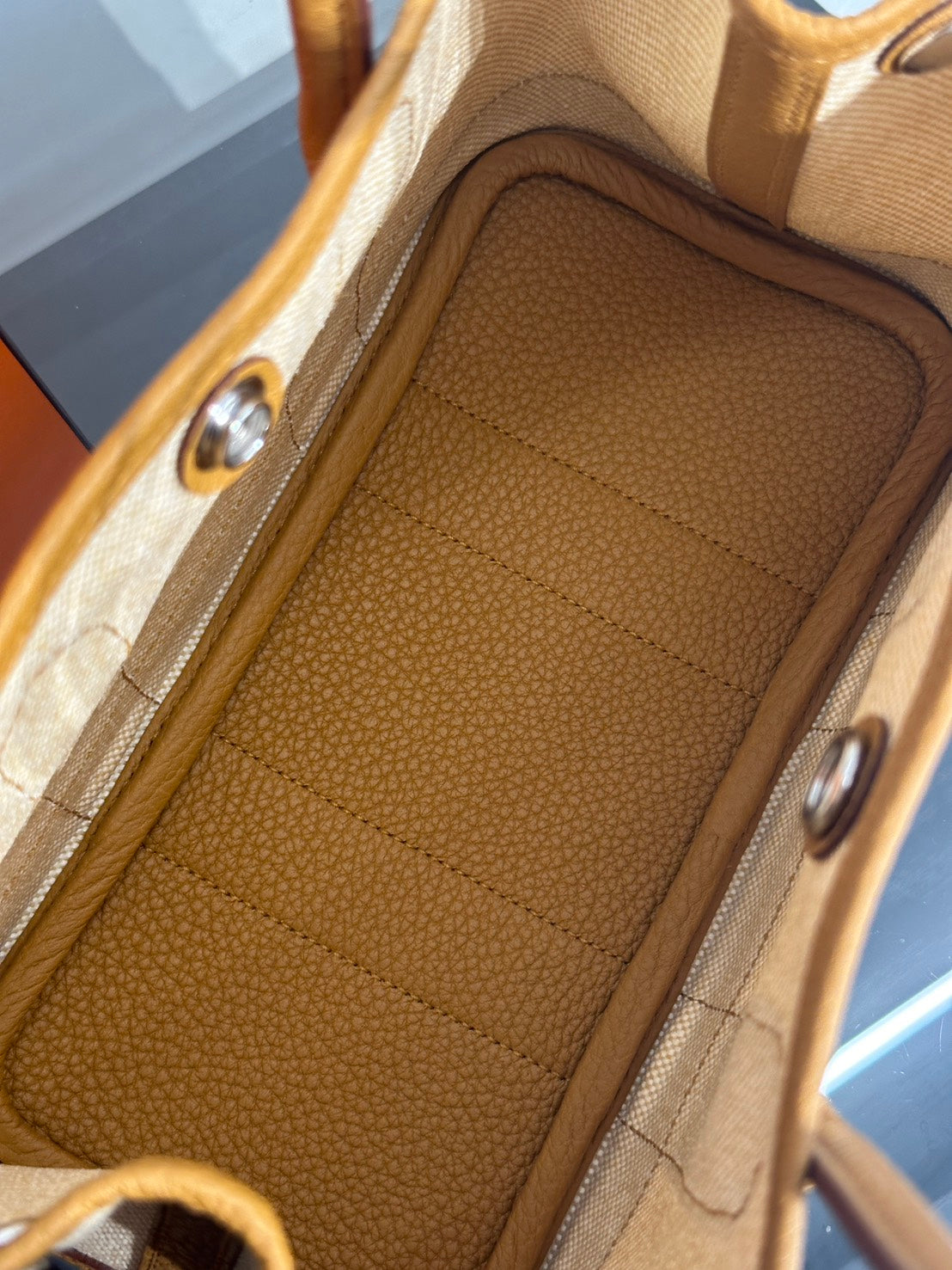 HERMES Mini Garden Party - Sesame 2S 帆布芝麻 G