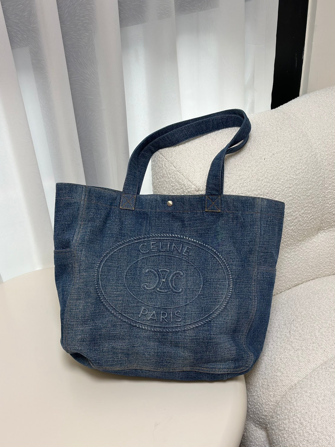 CELINE 牛仔托特包