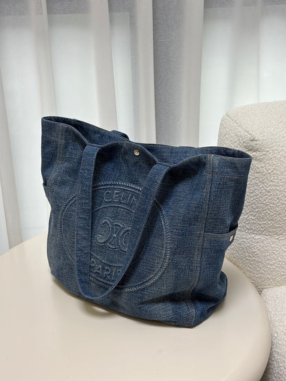 CELINE 牛仔托特包