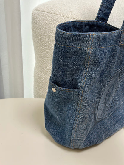 CELINE 牛仔托特包