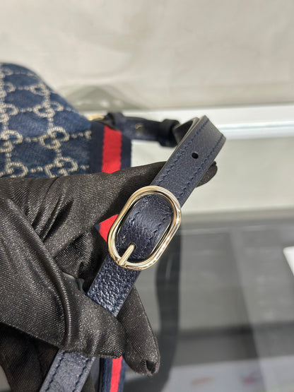 GUCCI Giglio托特包 - 小號藍