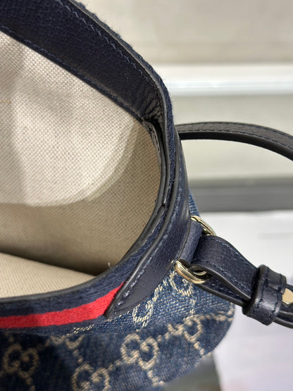 GUCCI Giglio托特包 - 小號藍