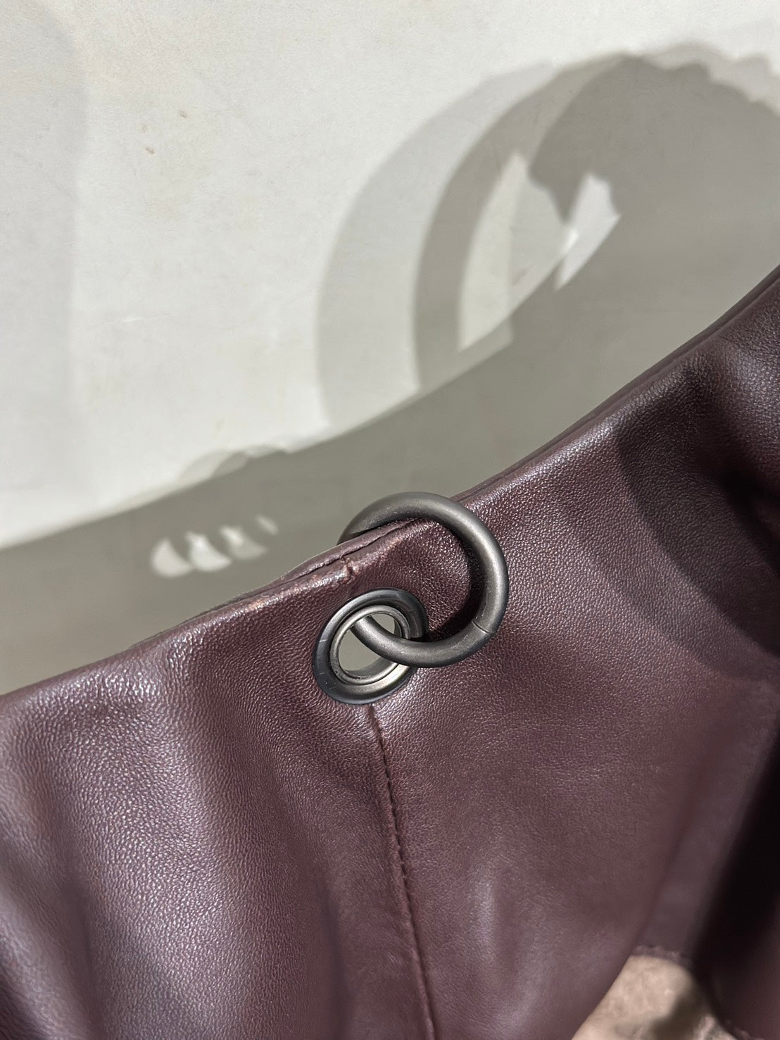 BOTTEGA VENETA Intrecciato Campana單肩包 -咖啡棕