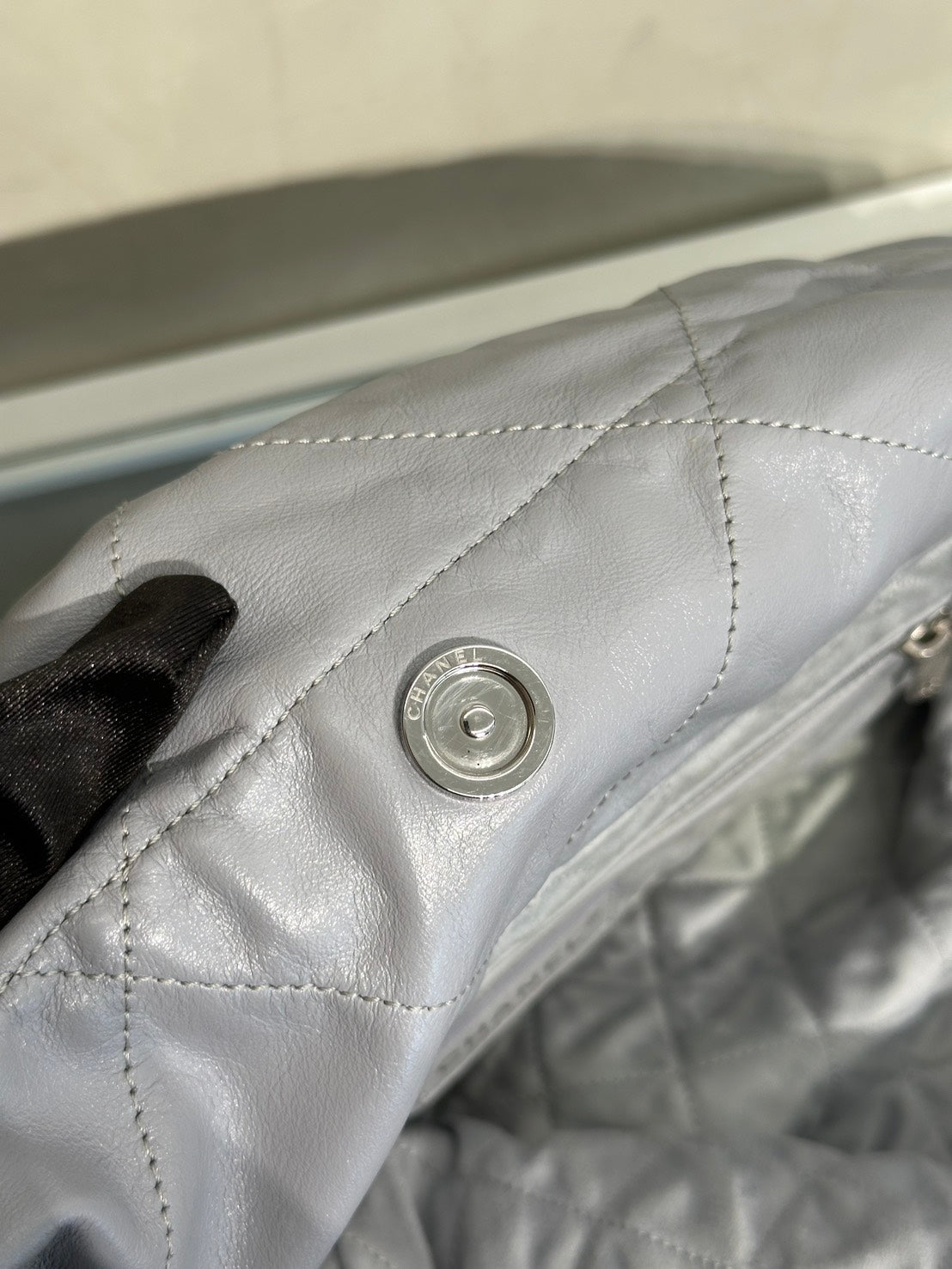 CHANEL 22 Bag - 中號灰銀