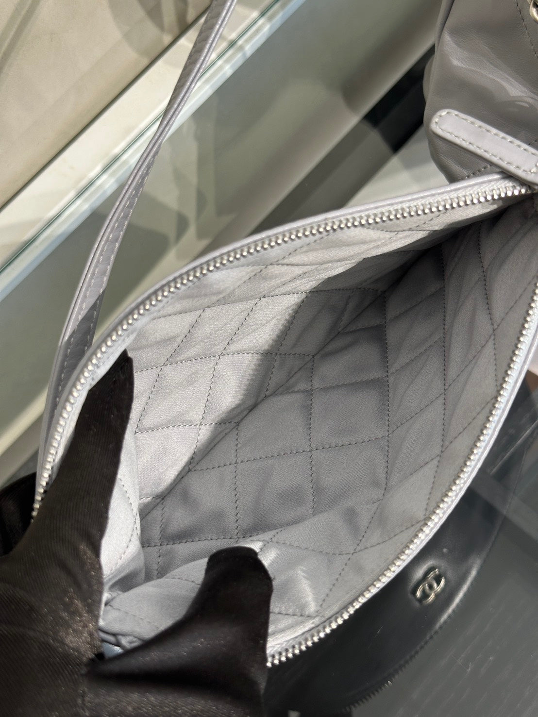 CHANEL 22 Bag - 中號灰銀