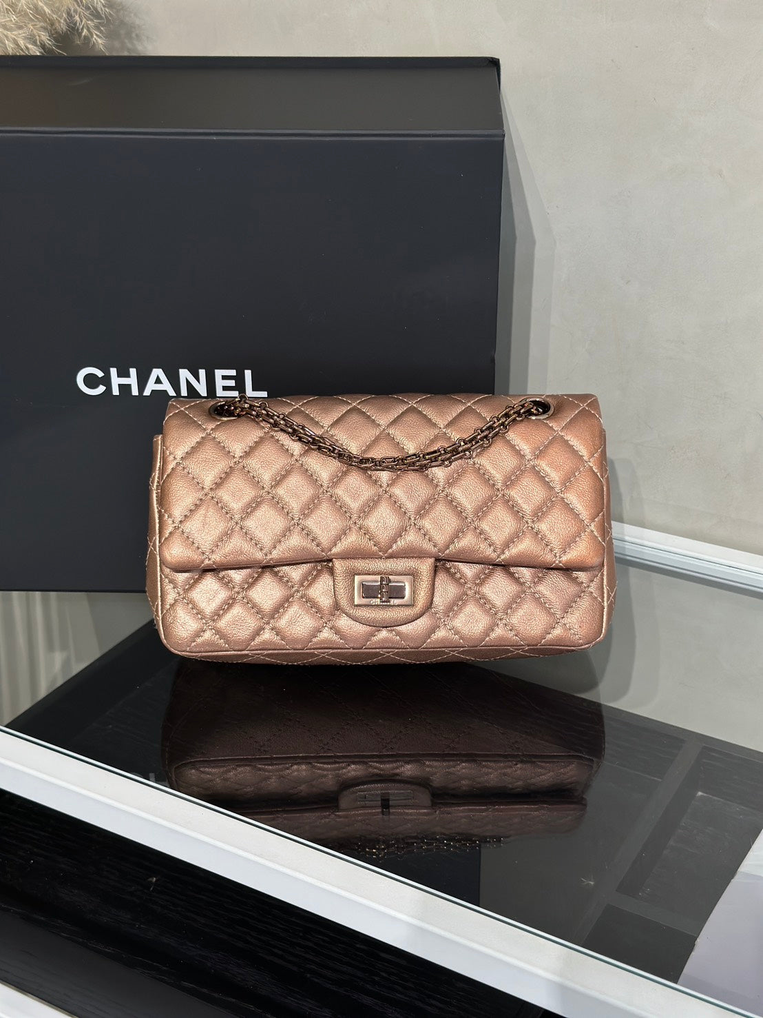 CHANEL 2.55經典口蓋包 24 - 玫瑰金