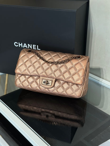 CHANEL 2.55經典口蓋包 24 - 玫瑰金
