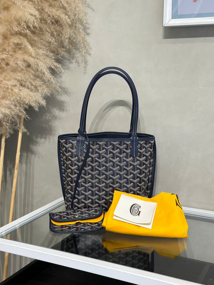 GOYARD Anjou Mini Tote - 深藍