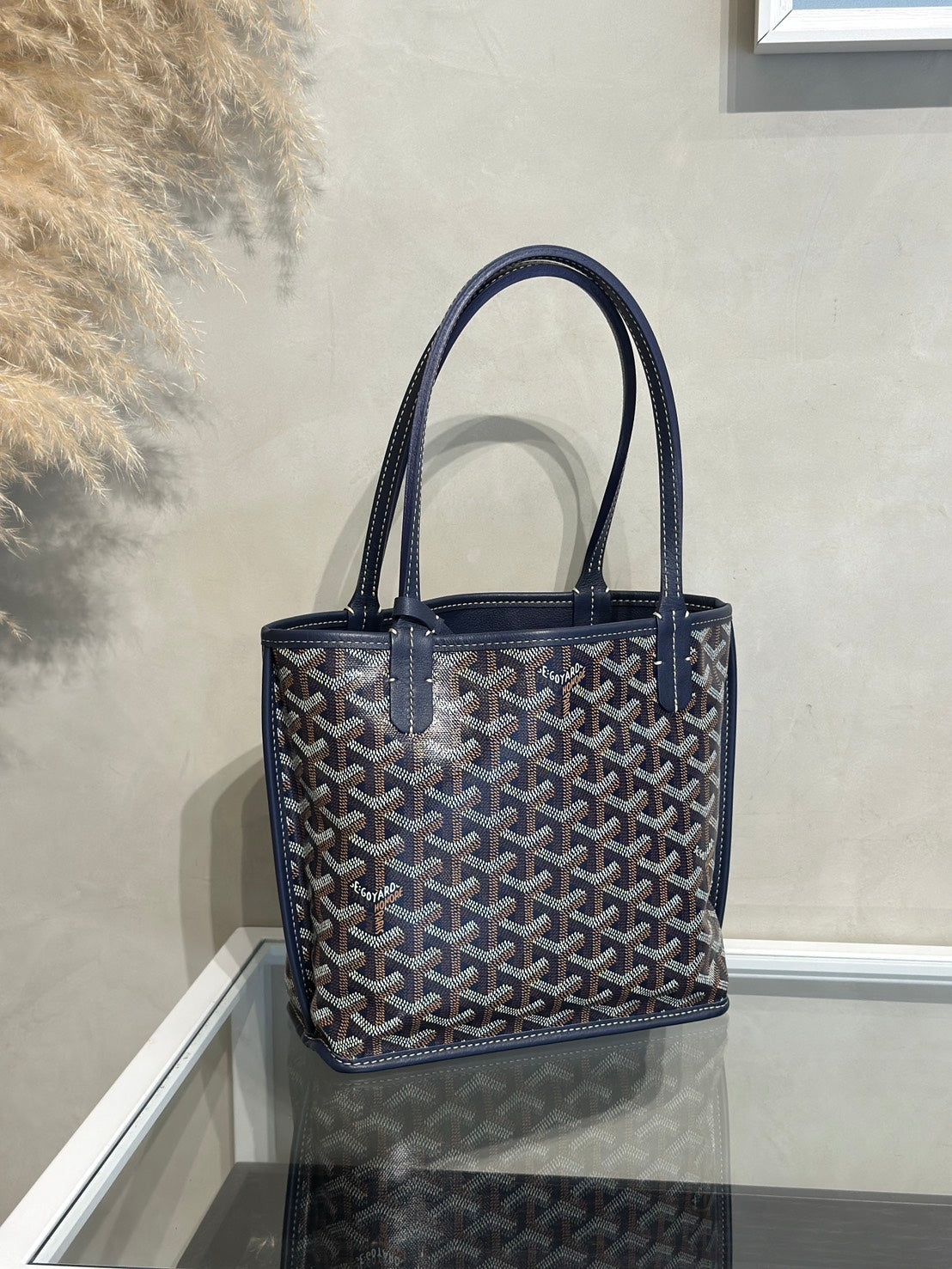 GOYARD Anjou Mini Tote - 深藍
