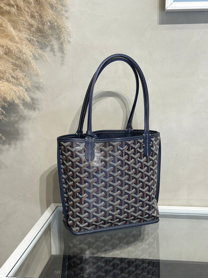 GOYARD Anjou Mini Tote - 深藍