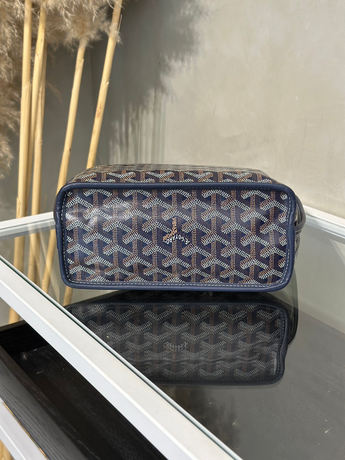GOYARD Anjou Mini Tote - 深藍