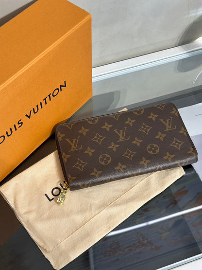 LOUIS VUITTON Zippy Organizer老花拉鍊長夾