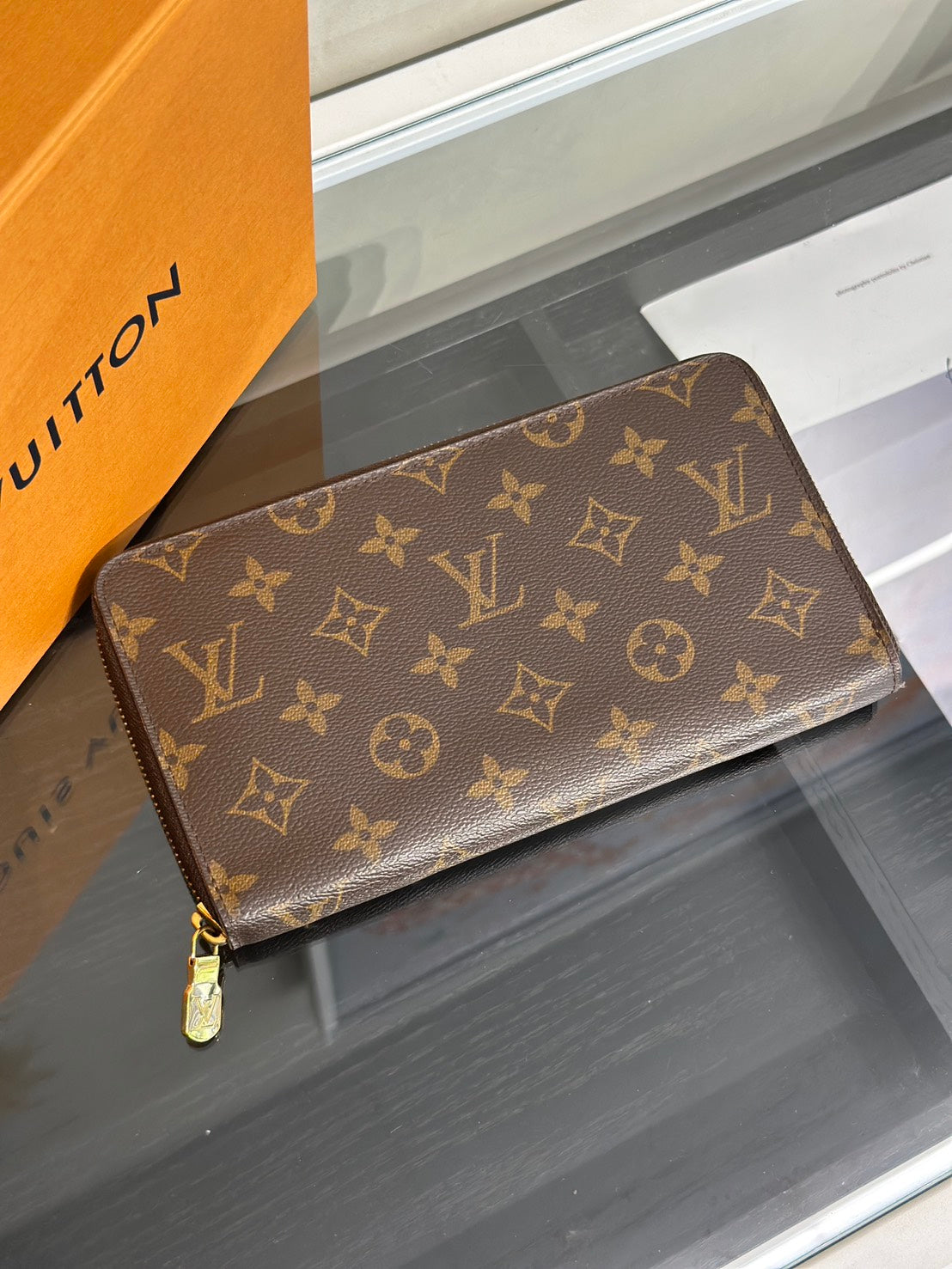 LOUIS VUITTON Zippy Organizer老花拉鍊長夾
