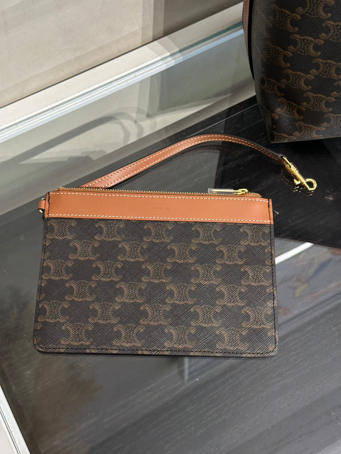 CELINE Soft Shopper單肩包 - 棕