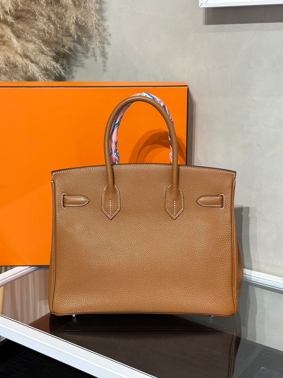 HERMES Birkin 30 - Gold 37 金棕銀 🄹