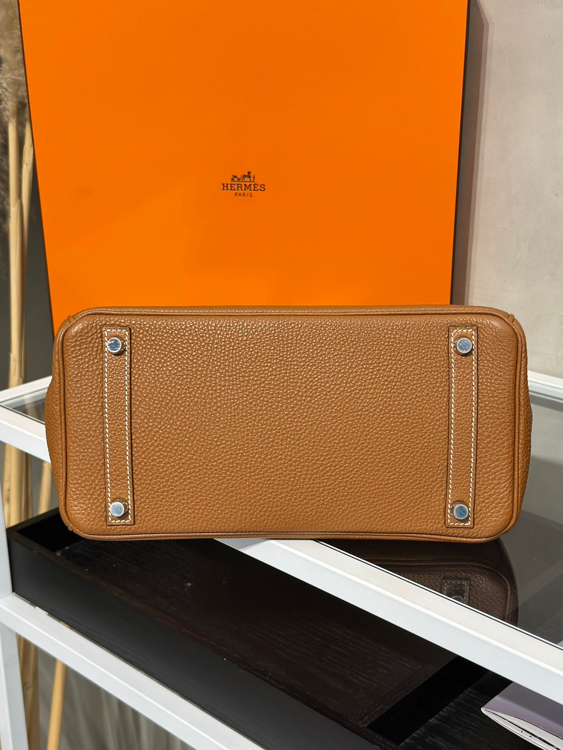 HERMES Birkin 30 - Gold 37 金棕銀 🄹