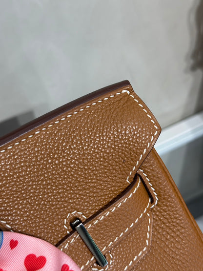 HERMES Birkin 30 - Gold 37 金棕銀 🄹