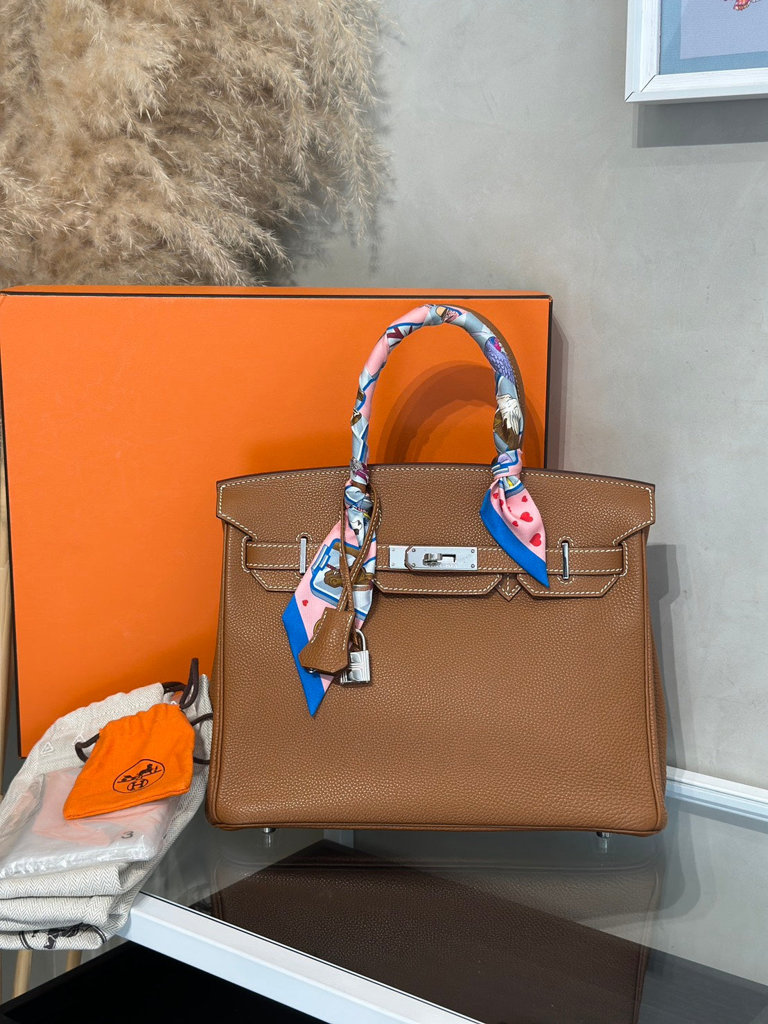 HERMES Birkin 30 - Gold 37 金棕銀 🄹