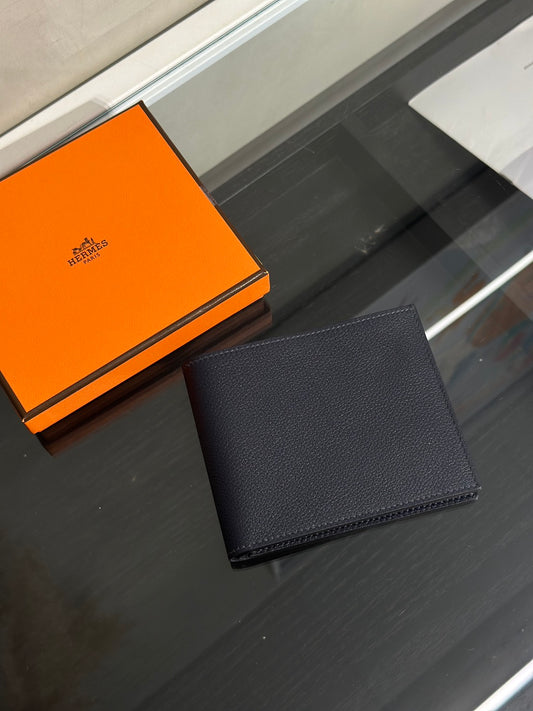 HERMES Citizen Twill雙折皮夾 - Bleu Nuit 2Z 午夜藍 B