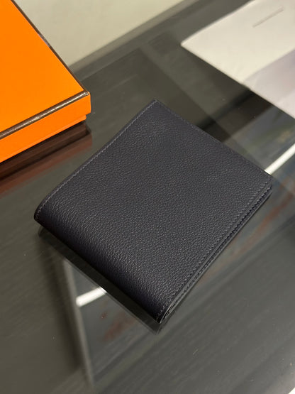 HERMES Citizen Twill雙折皮夾 - Bleu Nuit 2Z 午夜藍 B
