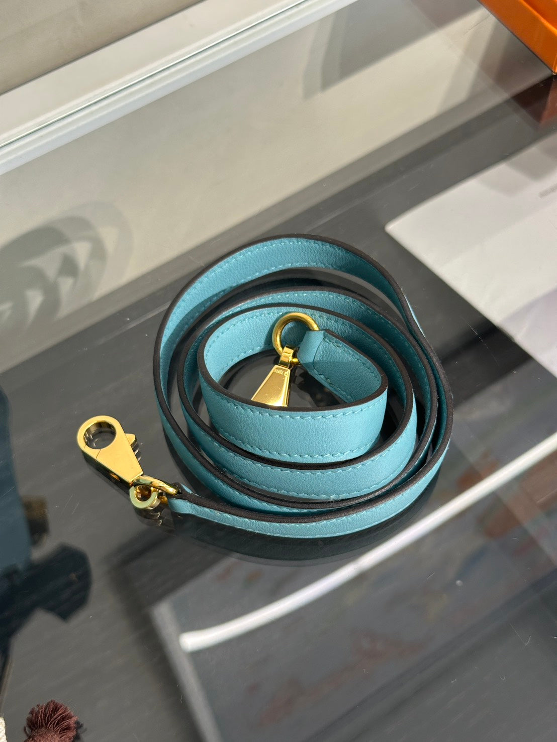 HERMES Kelly 25 - Bleu Atoll 3P 馬卡龍藍金 T