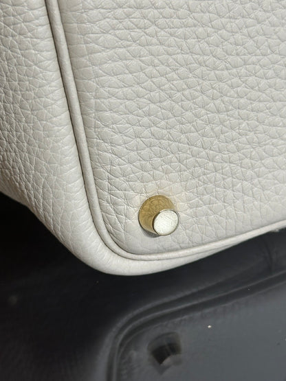 HERMES Picotin 18 - Beton 8L 冰川白金 U