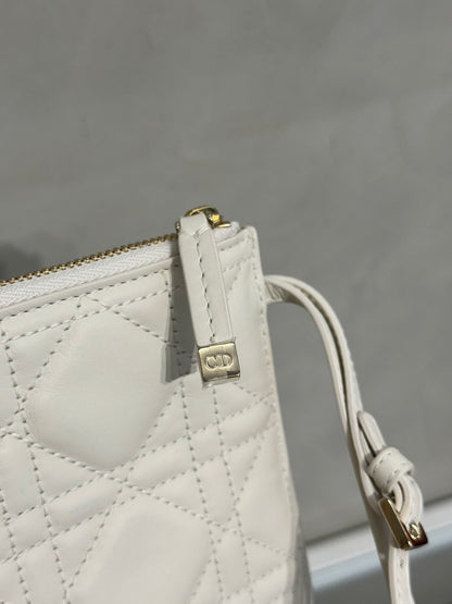 DIOR Toujours小牛皮托特包 - 小號白金