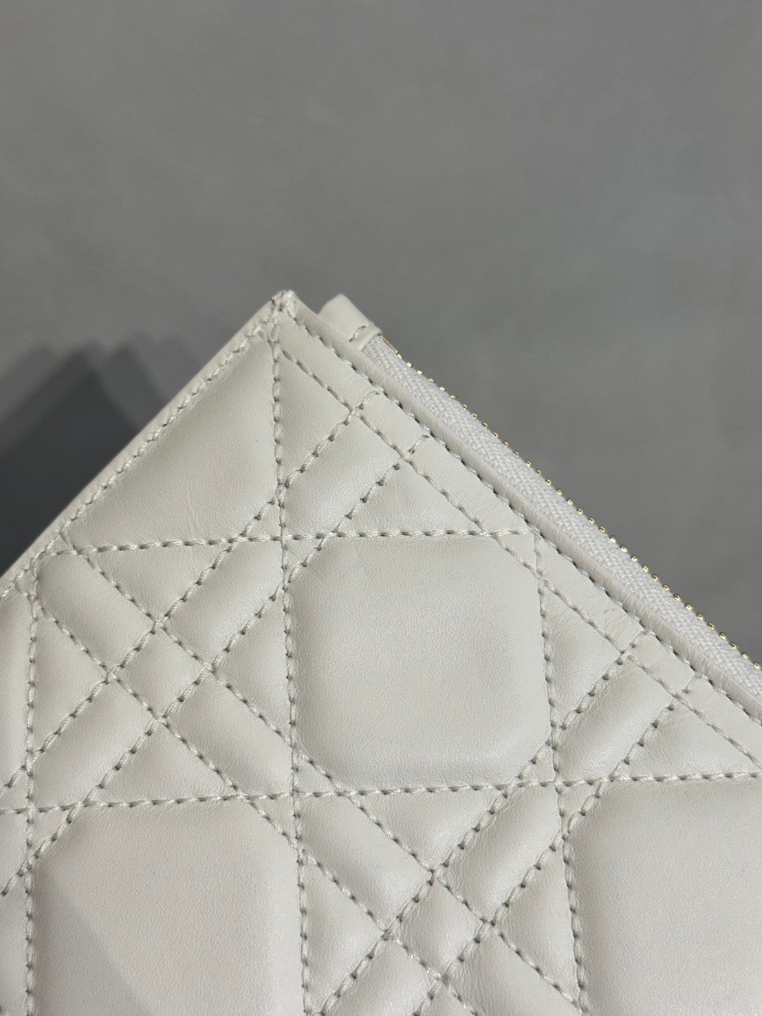 DIOR Toujours小牛皮托特包 - 小號白金