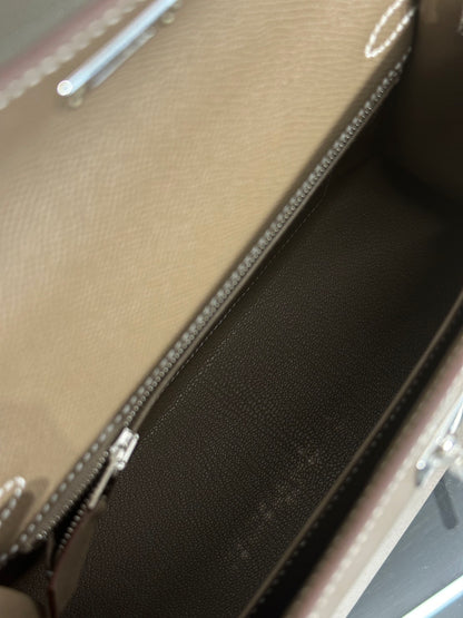 HERMES Kelly 25 - Etopue 18 大象灰銀 G