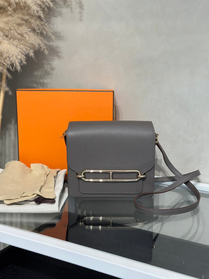 HERMES Mini Roulis - Etain 8F 錫器灰香檳金 Z