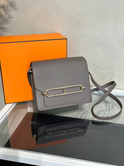 HERMES Mini Roulis - Etain 8F 錫器灰香檳金 Z
