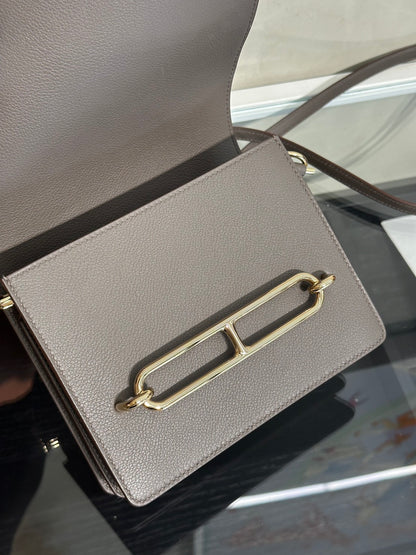 HERMES Mini Roulis - Etain 8F 錫器灰香檳金 Z