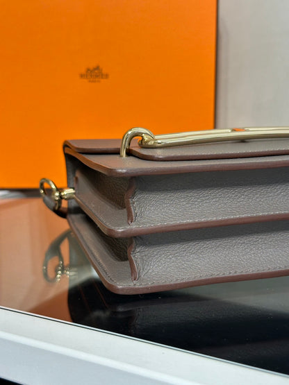 HERMES Mini Roulis - Etain 8F 錫器灰香檳金 Z