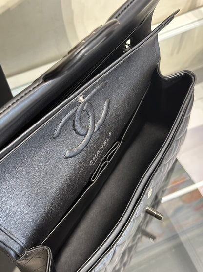 CHANEL 經典口蓋包 CF25 - 羊皮So Black