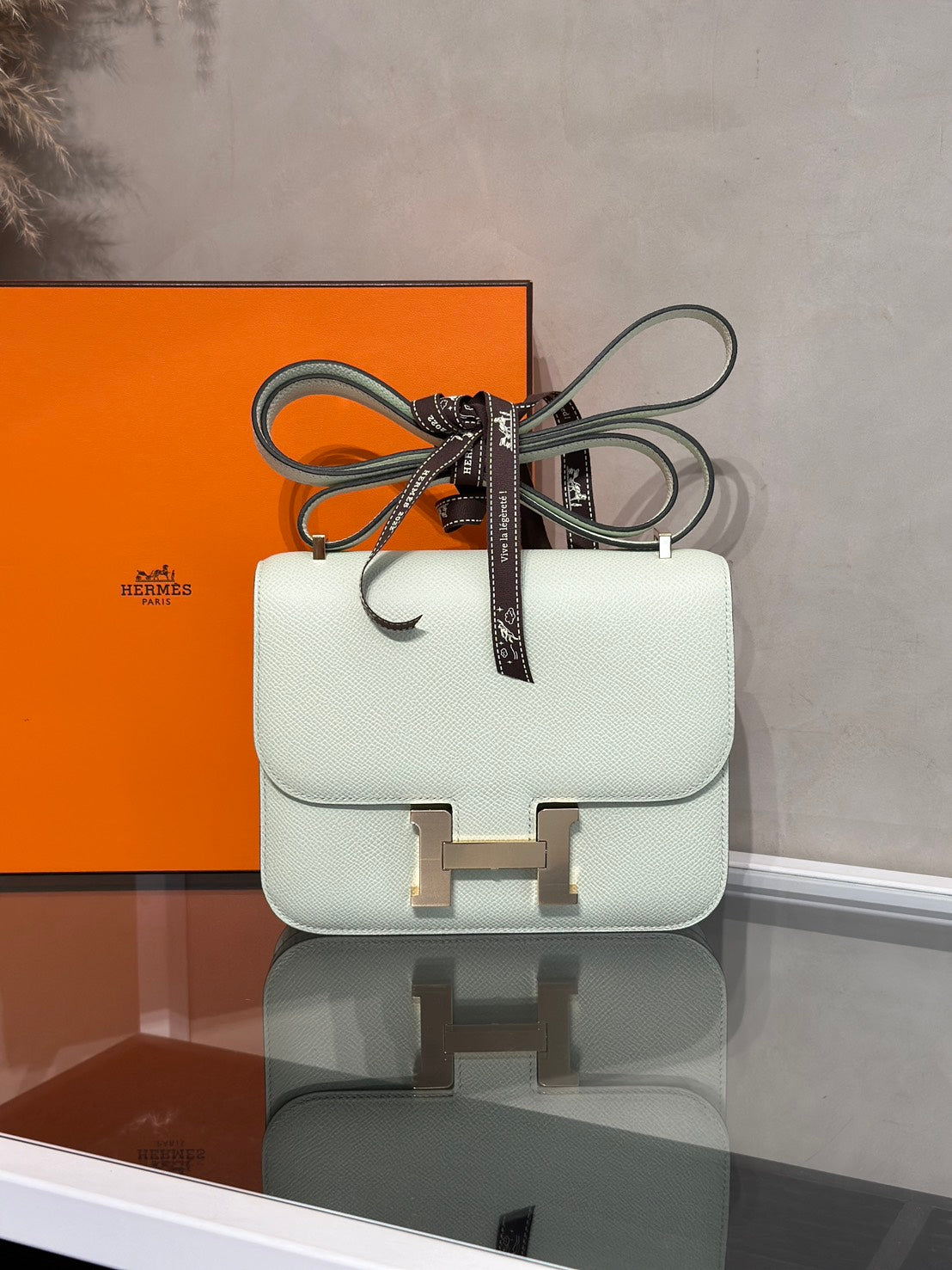 HERMES Mini Constance 19 - Vert Fizz 0S 氣泡綠香檳金 B