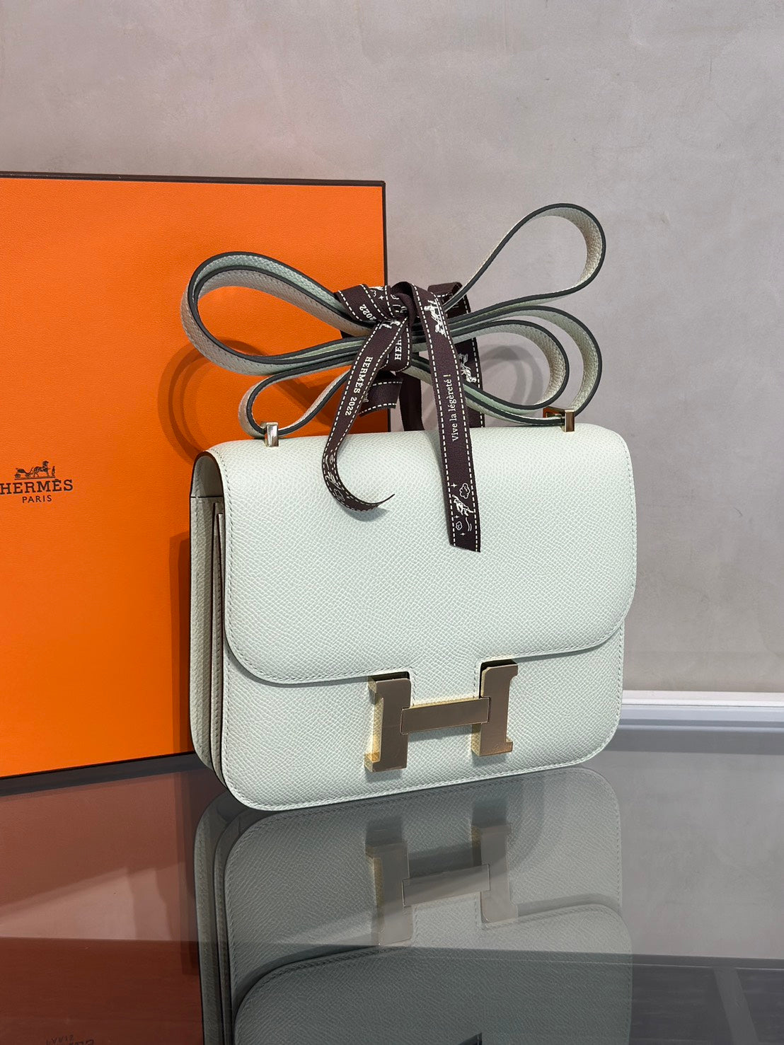 HERMES Mini Constance 19 - Vert Fizz 0S 氣泡綠香檳金 B