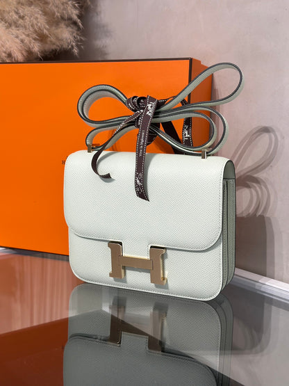 HERMES Mini Constance 19 - Vert Fizz 0S 氣泡綠香檳金 B