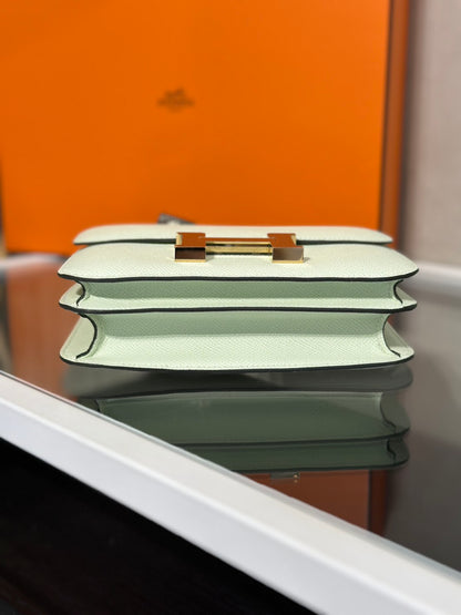 HERMES Mini Constance 19 - Vert Fizz 0S 氣泡綠香檳金 B