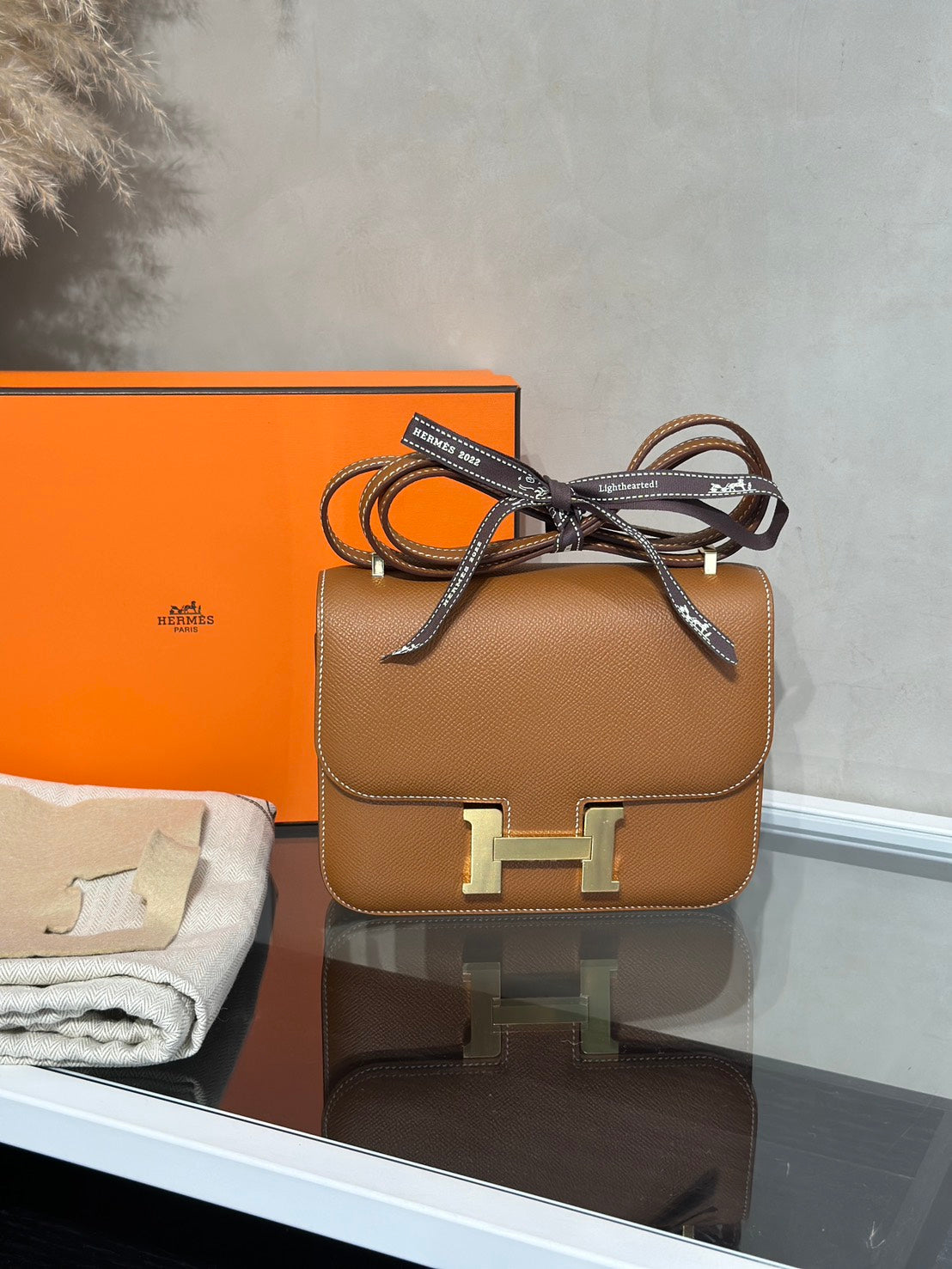 HERMES Mini Constance 19 - Gold 37 金棕金 Z