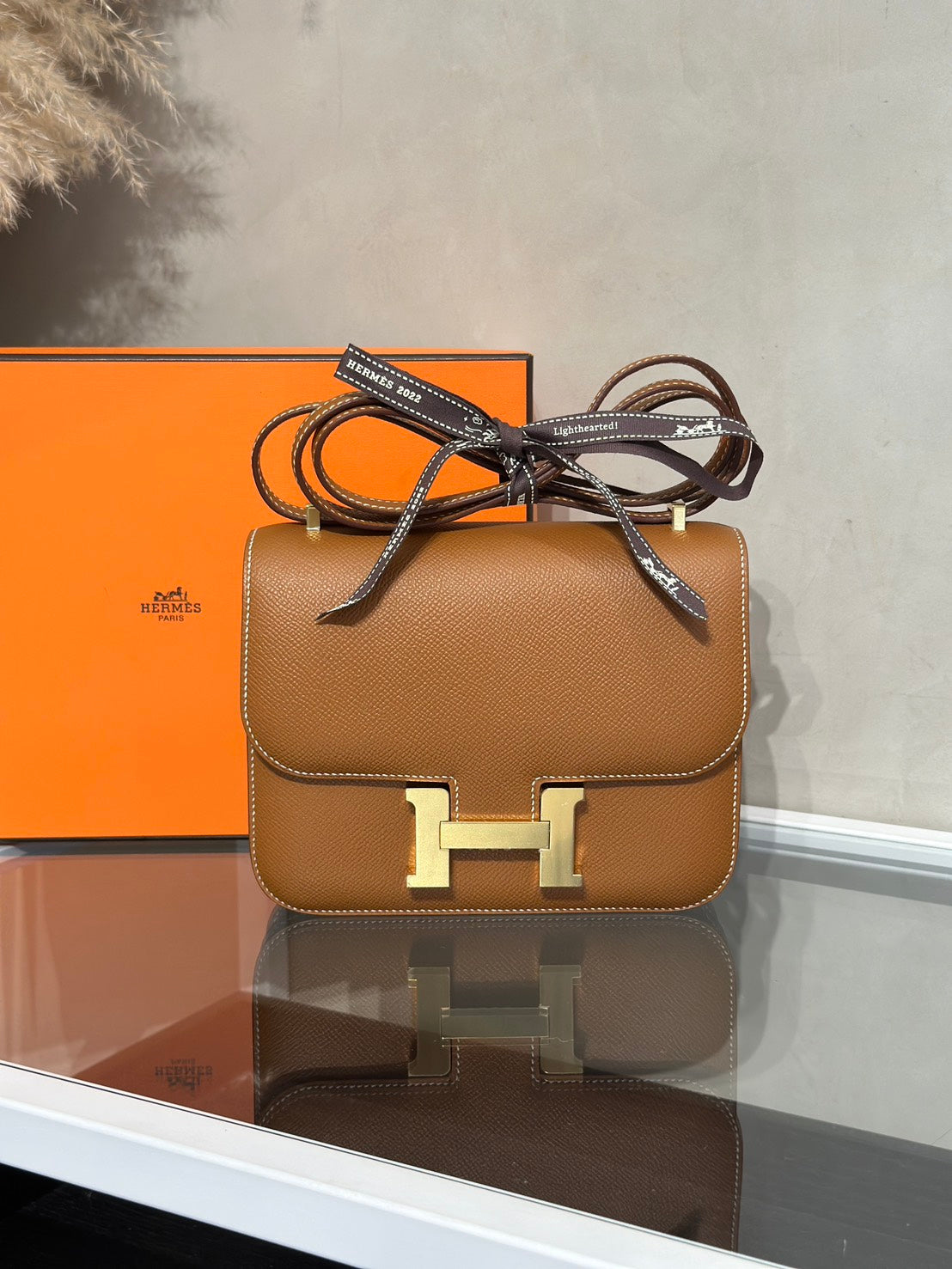 HERMES Mini Constance 19 - Gold 37 金棕金 Z