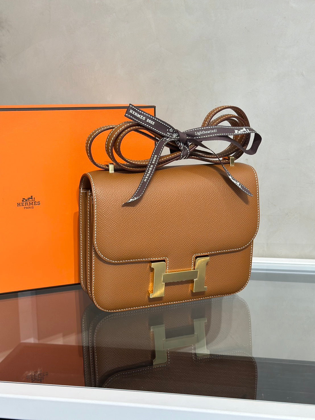 HERMES Mini Constance 19 - Gold 37 金棕金 Z