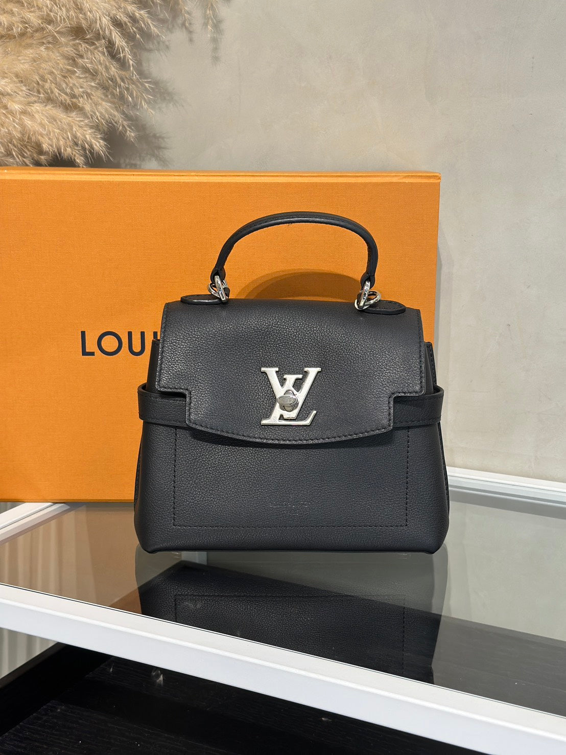 LOUIS VUITTON LockMe Ever - Mini黑銀