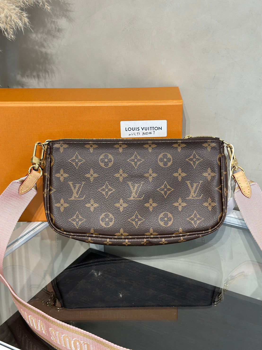 LOUIS VUITTON 五合一麻將包 - 粉