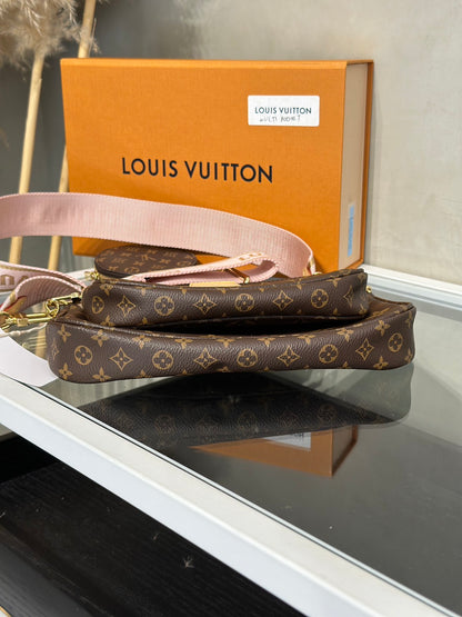 LOUIS VUITTON 五合一麻將包 - 粉