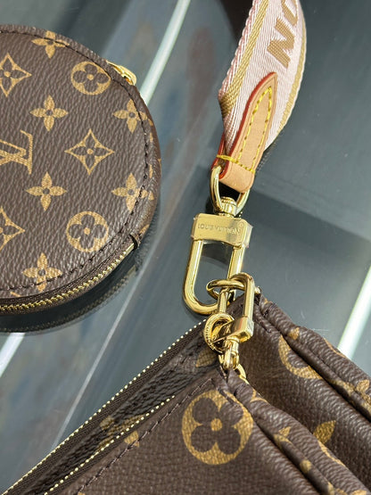 LOUIS VUITTON 五合一麻將包 - 粉