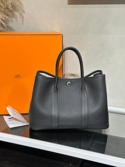 HERMES Garden Party 30 - Noir 黑 B