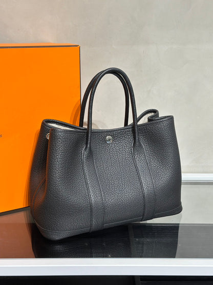 HERMES Garden Party 30 - Noir 黑 B