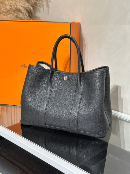 HERMES Garden Party 30 - Noir 黑 B