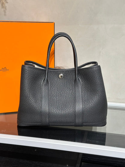 HERMES Garden Party 30 - Noir 黑 B