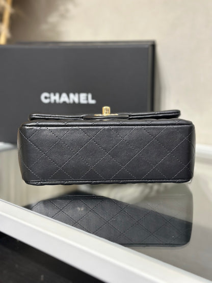 CHANEL 經典口蓋包Mini CF20 - 黑金